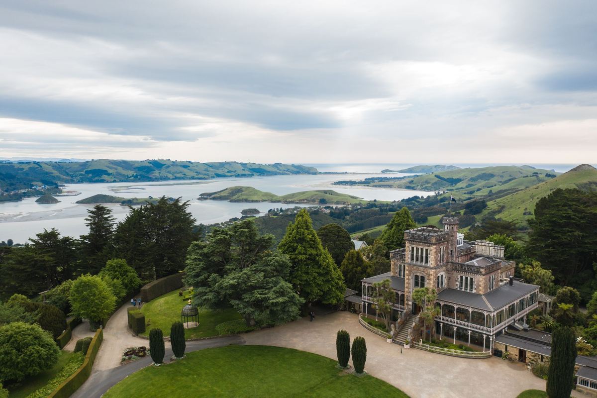 Larnach Castle overlooking Otago Harbour, Dunedin